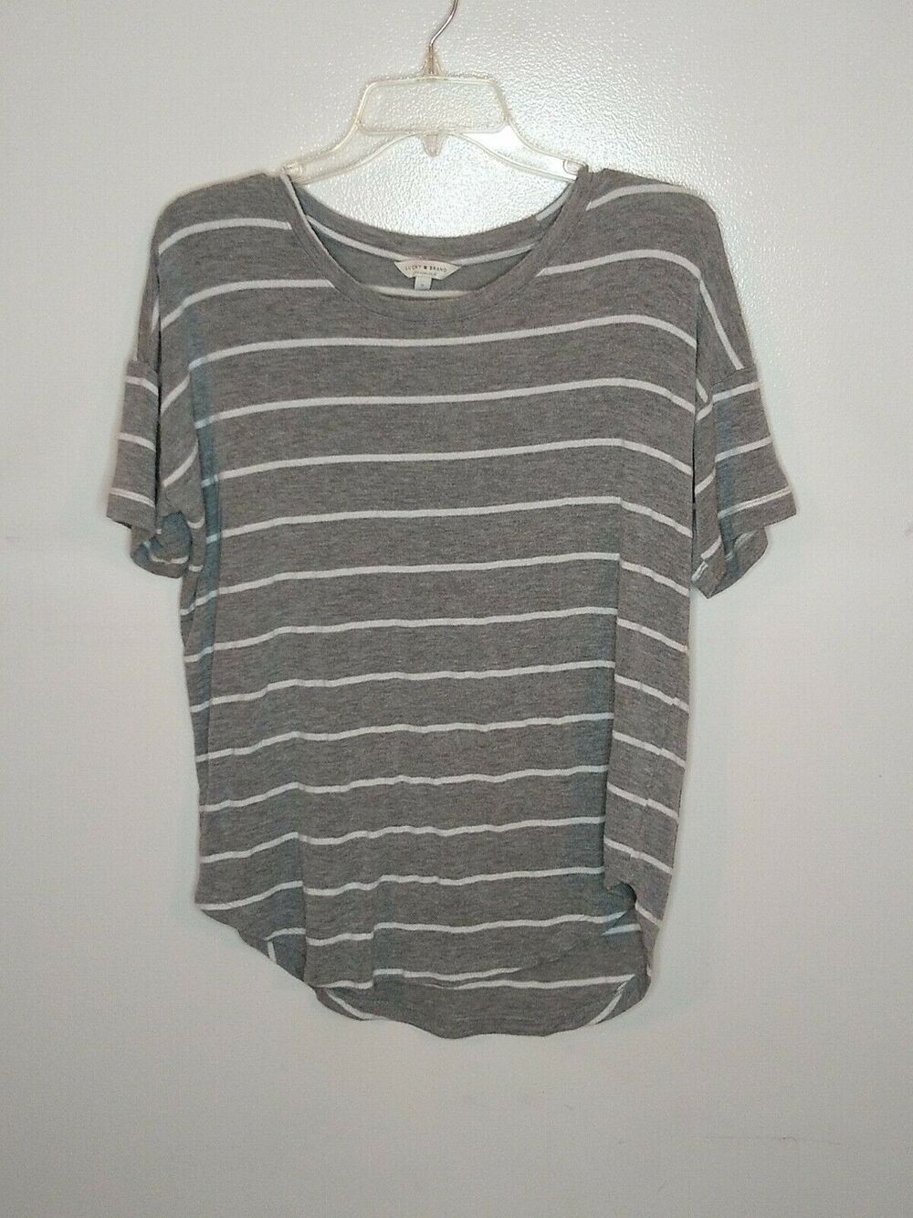 Lucky Brand Women's  Striped Short Sleeve Tee Size Small